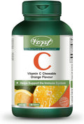 VORST Vitamin C 500mg 90 Chewable Tablets | Supplement for General Health, the Immune System, Fatigue, and Mental Health | Tangy Citrus Orange Flavor | 1 Bottle