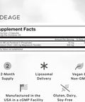 Codeage Liposomal Magnesium Taurate+ Supplement - Magnesium from Magnesium Taurate Vitamin B6 as Pyridoxal 5-Phosphate 2-Month Supply - Liposomal Delivery Vegan Non-GMO Gluten- 120 Capsules