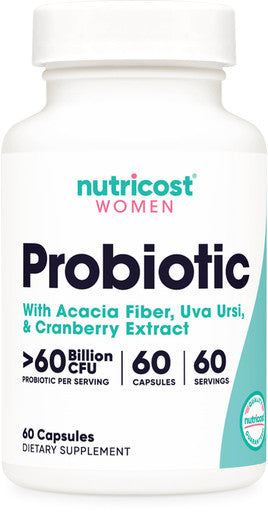 Nutricost Probiotic for Women 60 Billion CFU 60 Capsules