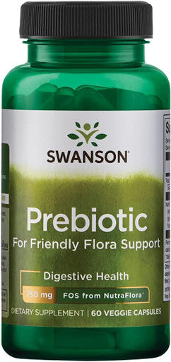 Swanson Nutraflora 375 Milligrams 60 Veg Capsules