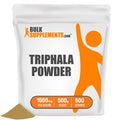 BulkSupplements Triphala Powder - Triphala Herbal Supplements, from Amla, Bhibitaki, & Haritaki - 1000mg of Triphala Supplement , (500 Grams - 1.1 lbs)