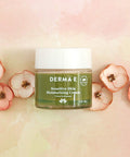 DERMA E Sensitive Skin Moisturizing Cream Gentle, Unscented Daily Face Moisturizer Soothing Facial Cream with Pycnogenol and Vitamins A, C and E - Reduces Redness and Irritation, 2 oz