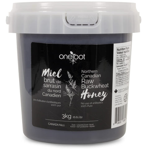 OneRoot Raw Buckwheat Honey ÃƒÂ¢Ã¢â€šÂ¬Ã¢â‚¬Å“ 500g / 17.6oz, Unheated & Unprocessed Dark ÃƒÂ¢Ã¢â€šÂ¬Ã¢â‚¬Å“ Nutrient-Rich, Antioxidant-Packed Natural Sweetener ÃƒÂ¢Ã¢â€šÂ¬Ã¢â‚¬Å“ Pure & Unfiltered Honey