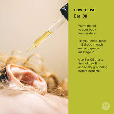 Banyan Botanicals Ear Oil Organic Herbal Drops With Ashwagandha, Bilva & Garlic Soothing And Comforting For The Ears 1 Oz Non Gmo Sustainably Sourced No Sting