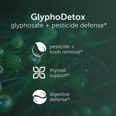 EcoNugenics GlyphoDetox Supplement Safely Remove Glyphosate Pesticides and Agricultural Toxins Kelp Citrus Pectin Algimate Glycine 60 Veggie Capsules
