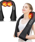 Aerlang Shiatsu Back And Neck Massager, Back Massager Deep Tissue Kneading Massager Neck And Shoulder Massager With Heat, Electric 4D Massage Pillow Fathers Day Dad Gifts From Daughter(Not Cordless)