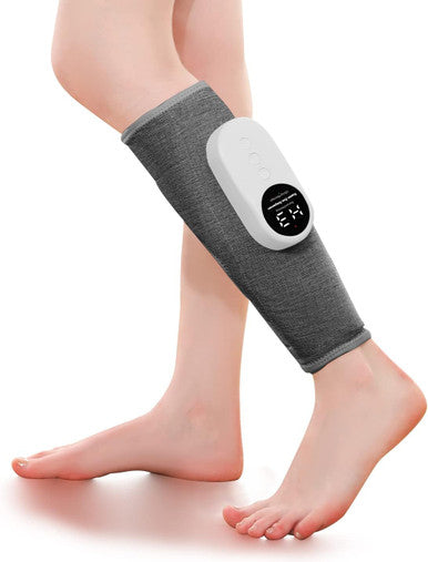 Lingteng Leg Massager For Circulation And Pain Relief Calf Air Compression Massager With Heat Leg Massager With 3 Intensities 3 Modes Easy To Use Muscle Relaxation s (Pair)