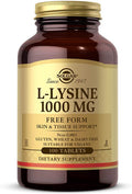Solgar L-Lysine 1000 Mg 100 Tablets - Enhanced Absorption And Assimilation - Promotes Integrity Of Skin And Lips - Collagen Support - Amino Acids - Non Gmo Vegan Gluten Free - 100 Servings
