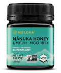 Melora Raw Manuka Honey from New Zealand | UMF 15+ | MGO 525+ | 8.8 Oz Jar | Safe for Skin Care | Edible & Healthy Sugar Alternative | Traceable from Hive to Hand Manuka Honey