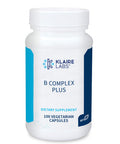 Klaire Labs B Complex Plus - High Potency B Vitamin Complex with B12 Methylcobalamin, B6 & Metafolin Folate - Energy, GI Tract & Brain Health Support - Hypoallergenic (100 Capsules)