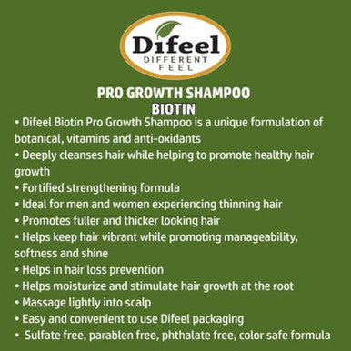 Difeel Biotin 12oz Shampoo & 2.5oz Biotin Root Stimulator Treatment
