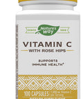 Nature'S Way Vitamin C With Rose Hips; 1000 Mg Per Serving; 100 Capsules
