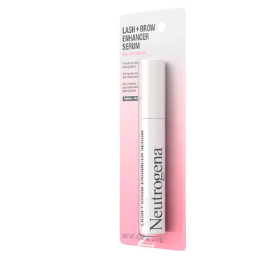 Neutrogena Healthy Lash + Brow Enhancer Serum Formulated with Biotin & Peptides; Nourishing & Conditioning Serum to Enhance the Look of Lashes & Eyebrows, 0.08 oz