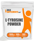 BulkSupplements L-Tyrosine Powder - Amino s Supplement for Energy & Focus - Unflavored, - 1000mg , 500 Servings (500 Grams - 1.1 lbs)