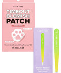 I Dew Care Hydrocolloid Acne Pimple Patch - Timeout Blemish Happy Paws + Tweezer - Tweeze The Day | Precision Stainless Steel, Professional Hair Beauty Tool Bundle