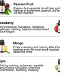 Top 12 Fruit Essential Oil Gift Set 100% Pure Aromatherapy Essential Oil (Grapefruit, Bergamot, Tangerine, Lemon, Strawberry, Red Raspberry, Mango, Coconut, Passion Fruit, Apple, Cherry, Watermelon)