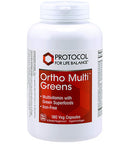 Ortho Multi Greens Iron-Free 180 vcaps by Protocol For Life Balance
