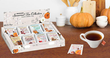 Bigelow Tea Seasonal Collection Variety Box Sampler 64 Tea Bags (Pack of 1)