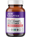 New Chapter Multivitamin for Women 50 Plus - Every Woman's One Daily 55+ with Fermented Probiotics + Whole Foods + Astaxanthin + Organic Non-GMO Ingredients - 90 ct