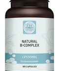 Natural Liposomal B Complex Capsules with All 6 Important B Vitamins (60)