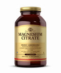 Solgar Magnesium Citrate 120 Tablets - Promotes Healthy Bones - Supports Nerve & Muscle Function - Non Gmo Vegan Gluten Free Dairy Free Kosher - 60 Servings
