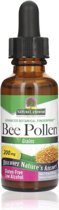 Nature'S Answer Bee Pollen 1 Ounce - Organic Low Alcohol Fluid Extract with Propolis - Gluten Kosher Made in The USA - Bee Pollen Overall Wellness