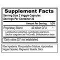 Evlution Nutrition Probiotic - 60 Probiotic Veggie Capsules - 40 Billion CFUs - Easy to Swallow Probiotic Supplement