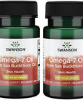 Swanson Omega-7 Oil from Sea Buckthorn Oil 450 mg 30 Liq Caps 2 Pack