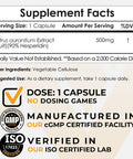 Hesperidin Capsules | 500mg | 60 Count | 90% Extract | Citrus aurantium | Supports Metabolic Function + Cardiovascular Health