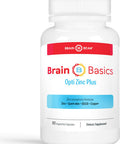 Brain Basics Opti Zinc Plus - Zinc Supplement with Quercetin, EGCG, and Copper. Immune Support Formula - 60 Tablets