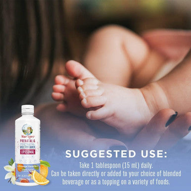 Maryruth Organics Prenatal & Postnatal Multivitamin for Women | Sugar | Formulated for Pre-Conception Pregnancy & Nursing | Prenatal Vitamins | Vegan | Non-GMO | Gluten | 30 Servings