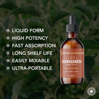 Fresh Ashwagandha Spagyric Tincture, 2oz