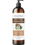 velona MCT Coconut Oil - 32 Fl Oz | 100% Pure and Natural Carrier Oil | Fractionated | Skin, Face, Body, Hair Care | Use Today - Enjoy Results