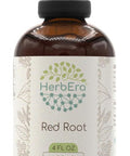Herb Era Red Root B120 Alcohol-Free Herbal Extract Tincture Super-Concentrated (New Jersey Tea Ceanothus Americanus) 4 Fl Oz