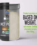Garden of Life Dr. Formulated Keto Organic Mct Powder - 30 Servings 6G Mcts From Coconuts Plus Prebiotic Fiber & Probiotics Certified Organic Non-Gmo Vegan Gluten Free Ketogenic & Paleo