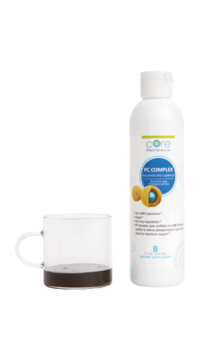 Liposomal PC Complex by Core Med Science - 5200mg - 8 Fl Oz - Phospholipid and Phosphatidylcholine Choline Supplement