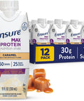 Ensure Max Protein Milk Chocolate Shake, 30g High Protein, 12 Pack | 30g Protein to Support Muscle Health & Manage Hunger for Adults, Each Protein Shake has 1g Sugar, 150 Calories, 4g Fiber