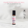Tisserand Aromatherapy - Restore Balance Pulse Point Roller Ball - Menopause And Menstruation Support - Rose, Clary Sage And Geranium - 10Ml