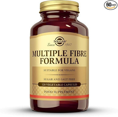 Solgar Multiple Fiber Vegetable Capsules 120 Count