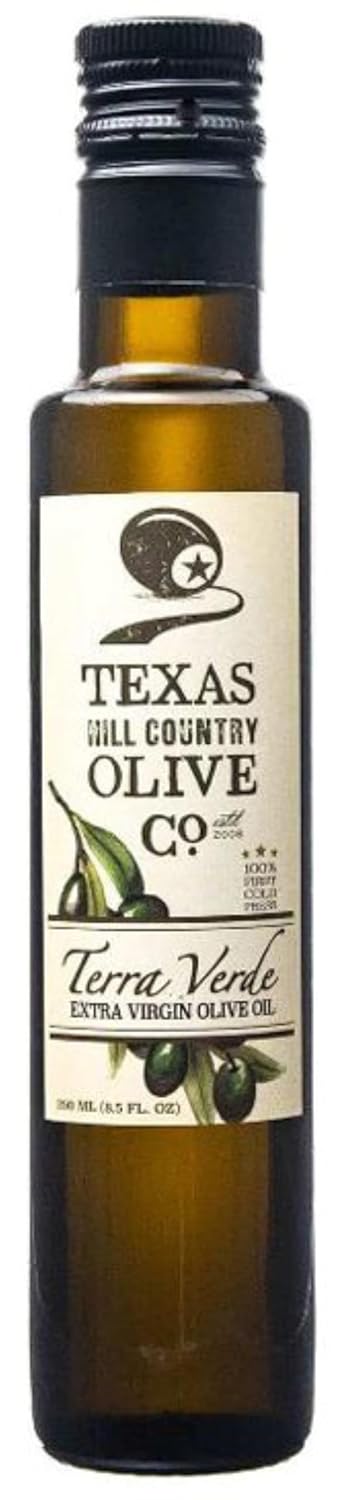 Texas Hill Country Olive Co Miller's Blend Extra Virgin Olive Oil - Cold Pressed EVOO Gourmet Olive Oil - Rich & Robust - Perfect for Dressing & Dipping - Award Winning & Made in Texas (16.9 oz)