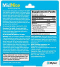 Midnite Natural Sleep Supplement 30 Count Chewable Cherryflavored Tablets Natural Nonhabit Forming Sleep Aid Melatonin Supplement Twin Pack