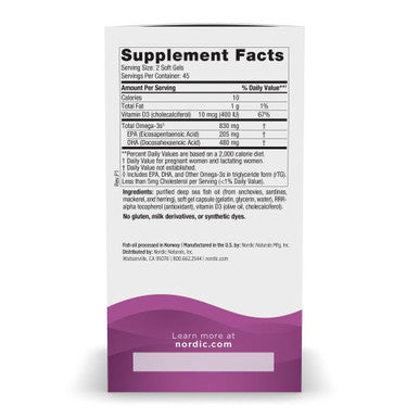 Nordic Naturals Prenatal DHA Unflavored - 90 Soft Gels
