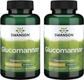 Swanson Glucomannan (Konjac Root) 665 mg 90 Caps (2 Pack)