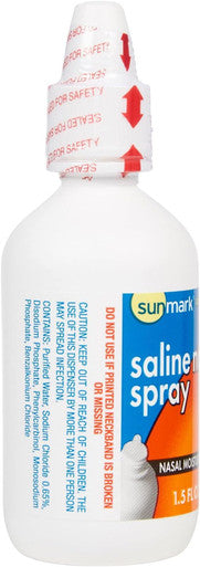 Sunmark Saline Nasal Spray 1.5 oz By Sunmark
