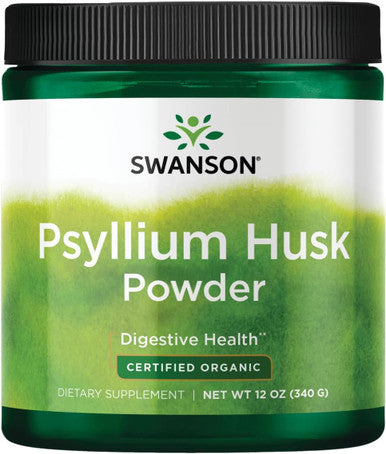 Swanson Organic Psyllium Husk Powder 12 Ounce (340 g) Pwdr