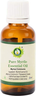 R V Essential Pure Myrtle Essential Oil 30ml (1.01oz)- Myrtus Communis (100% Pure and Natural Therapeutic Grade)