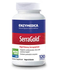 Enzymedica, Serragold, Supports Recovery, Immune And Cardiovascular System, Natural Supplement, 120 Count