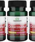 Swanson Maximum-Strength Octacosanol 20 Milligrams 30 Capsules 3 Pack