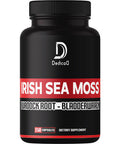 Irish Sea Moss Capsules 2400Mg W. Burdock Root & Bladderwrack - Irish Sea Moss Raw Organic, Organic Sea Moss, Seamoss Pills