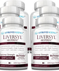 Approved Science Liversyl Support Optimal Liver Function Cleanse and Detox Fast and Effective Milk Thistle Artichoke Extract and Bioperine Vegan 360 Count 6 Month Supply Made in USA